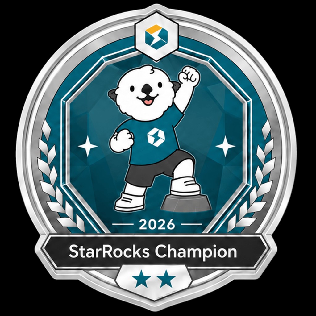 StarRocks Champion 2026 – Ambassador badge